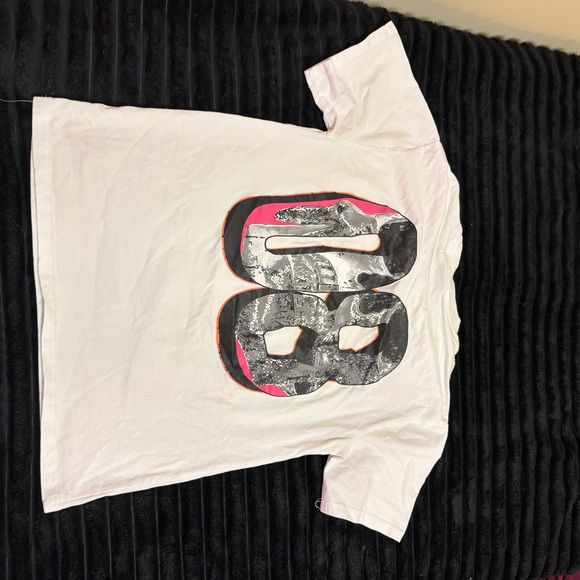 Pink and White Casual Button Down Shirt Versatile Design - Picture 1 of 2